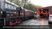 A Broken 46233 Duchess of Sutherland Crewe heritage Centre to Butterley MRC 27th November 2017