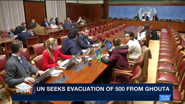 i24NEWS DESK | UN seeks evacuation of 500 from Ghouta | Thursday, November 30th 2017