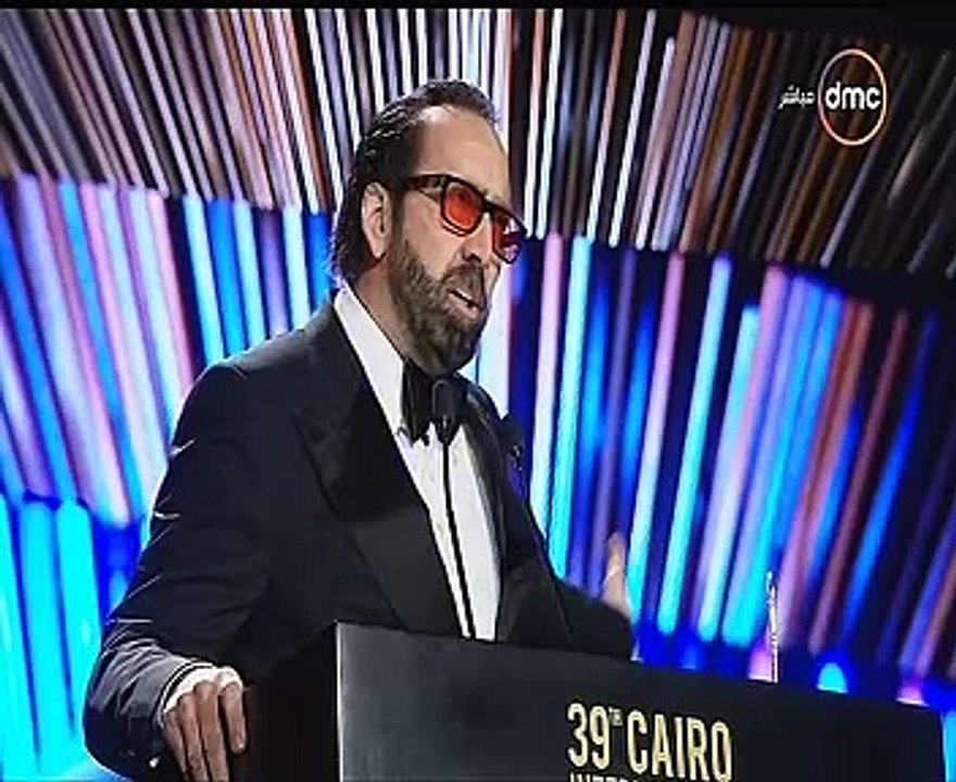نيكولاس كيدج يتحدى الإرهاب من مصر: أنا فى القاهرة ولن أجعلكم تخيفوننى أبدا