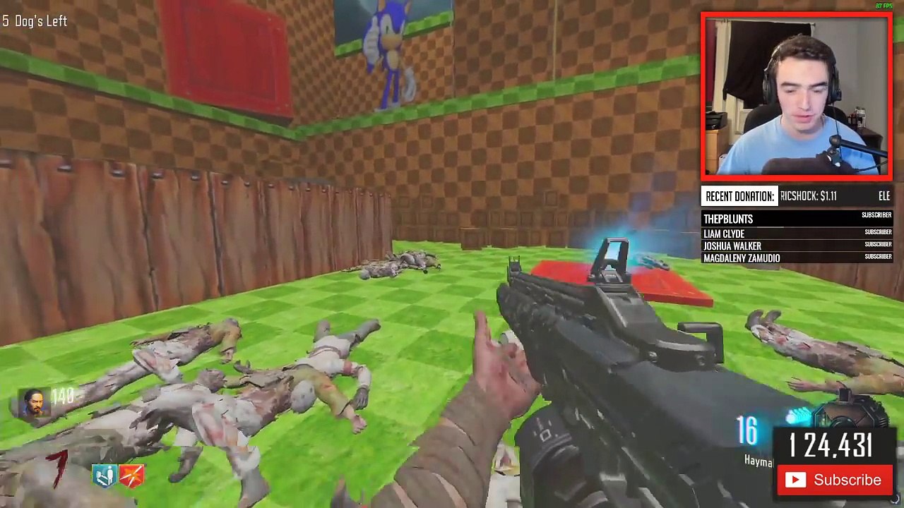 CATCH ME IF YOU CAN! SONIC ZOMBIES! BLACK OPS 3 CUSTOM ZOMBIES MAP! (BO3 Zombie Mod Tools)