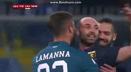 Francesco Amazing Goal - Genoa vs Crotone 1-0  Coppa Da Itália 30.11.2017 (HD)