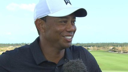 Golf - Hero World Challenge - La réaction de Tiger Woods après sa carte de 69 (-3)