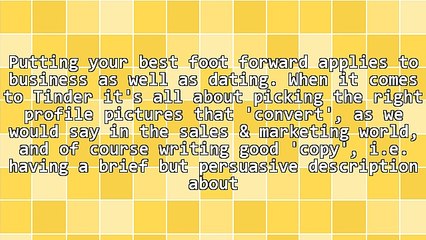 What Being On Tinder Teaches You About Business and Entrepreneurship