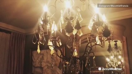 The moment a 4.1-magnitude shakes Manhattan apartment