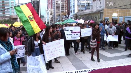 Oposição boliviana protesta contra reeleição de Morales