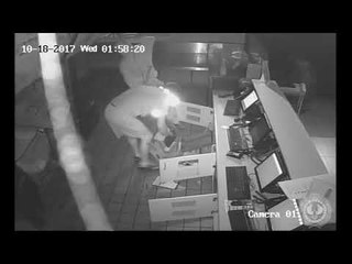 Bumbling Thieves Struggle to Use Sledgehammer During Break-In