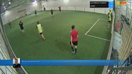 But de alexandre (5-5) - Les Maisons Traditions Vs Cariko - 30/11/17 20:00 - LIGUE 3