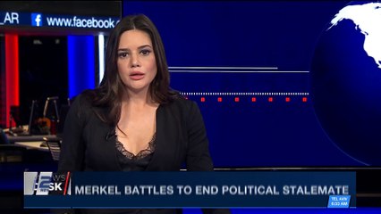 i24NEWS DESK | Merkel battles to end political stalemate | Thursday, November 30th 2017
