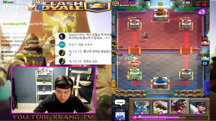 한국1위 강철덱!! 호그덱 그랜드 교육 풀영상!!! 여러분도 손쉽게 12승가능합니다. 클래시로얄 Clash Royale KKANG TV