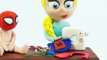 Barbie Princess Play doh STOP MOTION videos  Frozen Play Doh Cartoon Stop Motion-256mZg0-OzQ