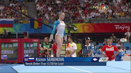 2 gymnasts that used the same floor music- 'Puttin On The Ritz' ( Semenova and Maloney)-kE0XS0Qq5Lg