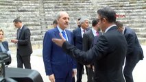 Antalya Bakan Kurtulmuş, Aspendos ve Side'yi Gezdi