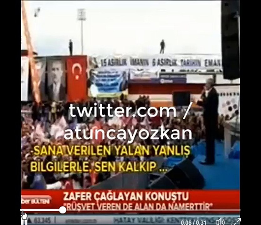 "Rüşvet alan da, verende aldı diyen de..."