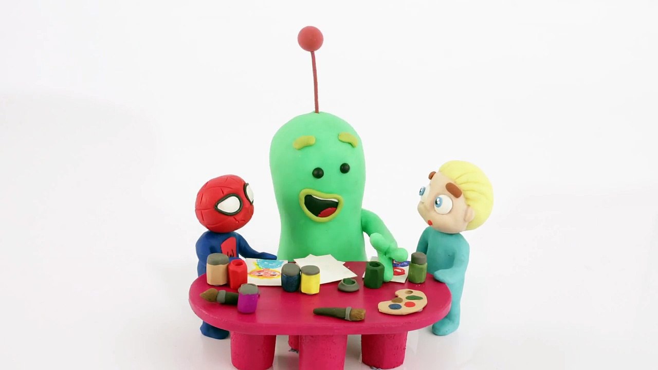 Shimmer of Shimmer and Shine Play doh STOP MOTION videos  Frozen Play Doh Cartoon Stop Motion-NyJBMLcXaoQ