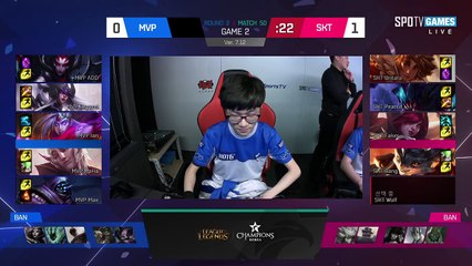 SKT vs MVP Game2全場精華 Highlights | 連主播都看傻！Faker塔莉亞大絕原來還能這樣用！ | 2017 LCK Summer W5D5