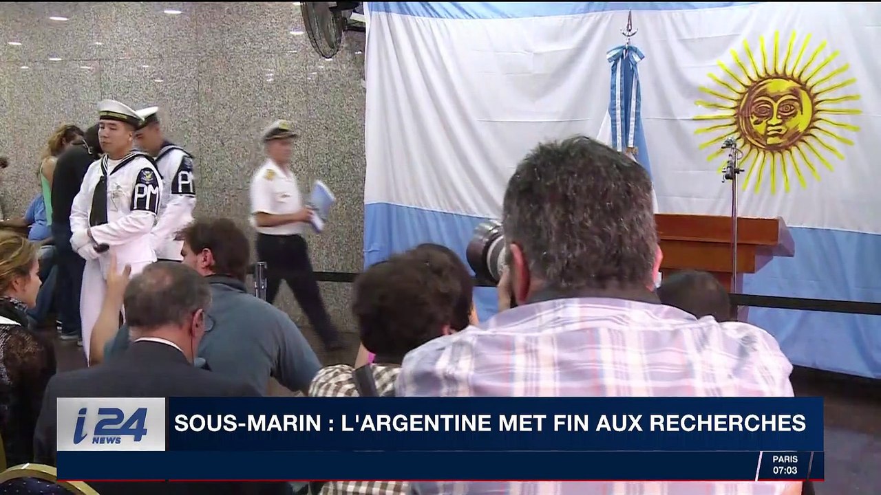 Sous-marin disparu : L'argentine met fin aux recherches des survivants