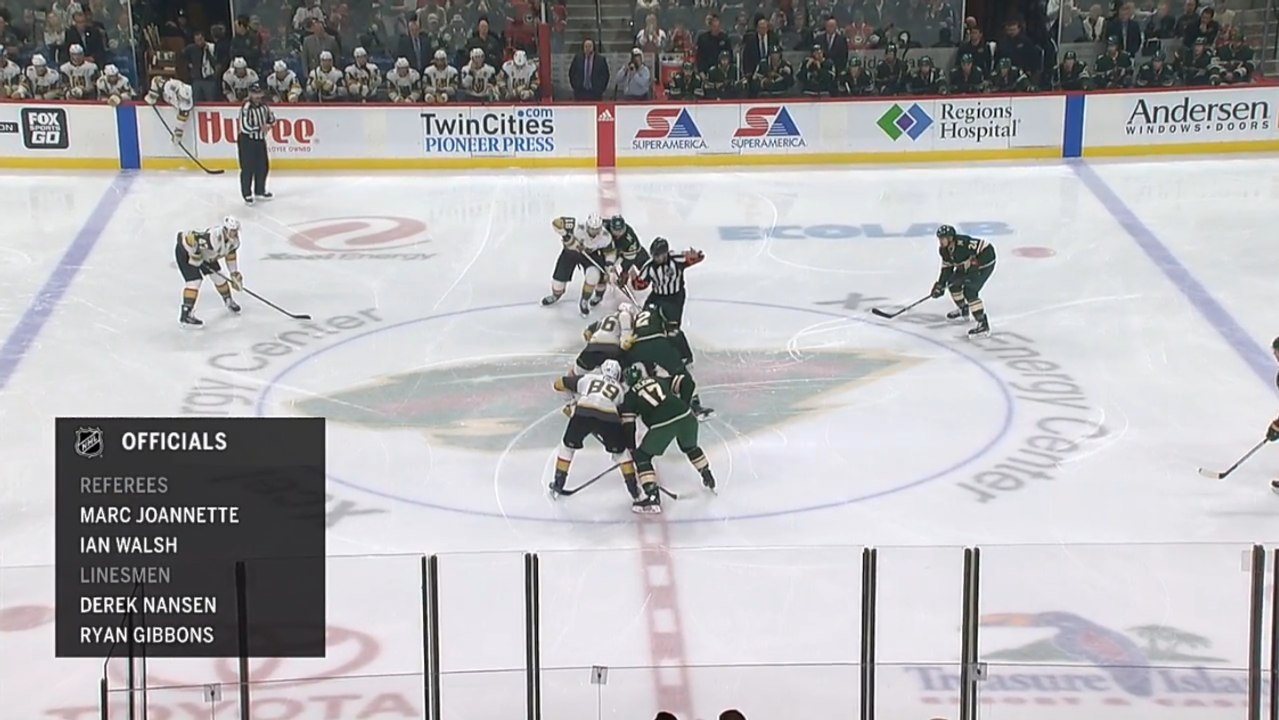 NHL - Vegas Golden Knights @ Minnesota Wild - 30.11.2017