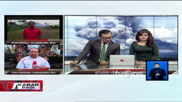 Pantauan Kondisi Terkini Aktivitas Gunung Agung di Bali