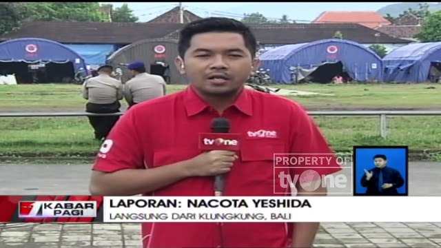 Begini Kondisi Posko Pengungsian Gunung Agung di Gor Sweca Pura Bali