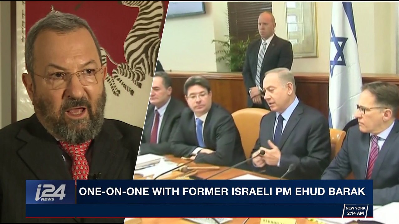 i24NEWS DESK | One-on-one with former Israeli PM Ehud Barak | Friday ...