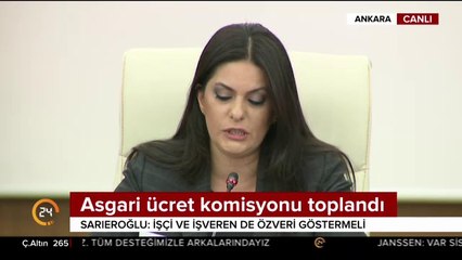 Asgari Ücret Komisyonu toplandı