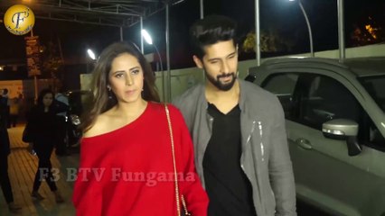 Ravi Dubey And Sargun Mehta At Kapil Sharma's Firangi Movie Special Screening