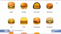 Les internautes font changer un emoji à Google à cause... du fromage ! Regardez