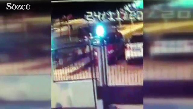 Parktaki infaz güvenlik kamerasında