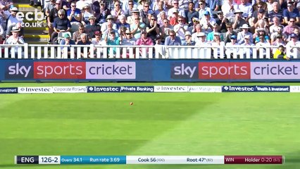 Cook And Root Score Centuries Under The Lights - England v West Indies 1st Test Day One 2017
