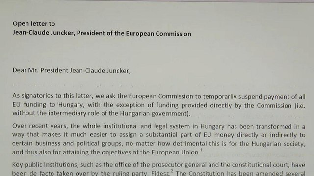 Hungria responde a carta de antigos dirigentes da UE