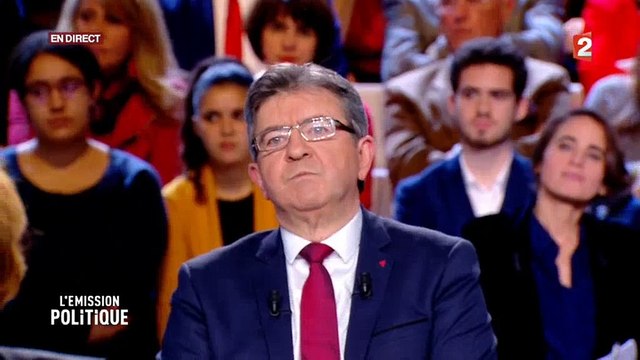 L'émission politique : Violent clash entre Jean-Luc Mélenchon et Nathalie Saint-Cricq