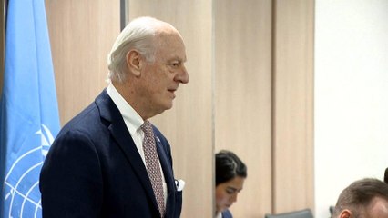 Syria's UN envoy holds meetings in Geneva