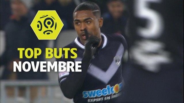 Top buts Ligue 1 Conforama - Novembre (saison 2017/2018)