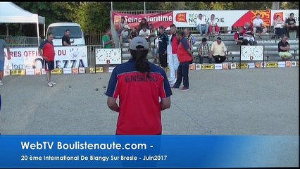 International à pétanque 2017 de Blangy-sur-Bresle : 32ème Espagne VS Teissier
