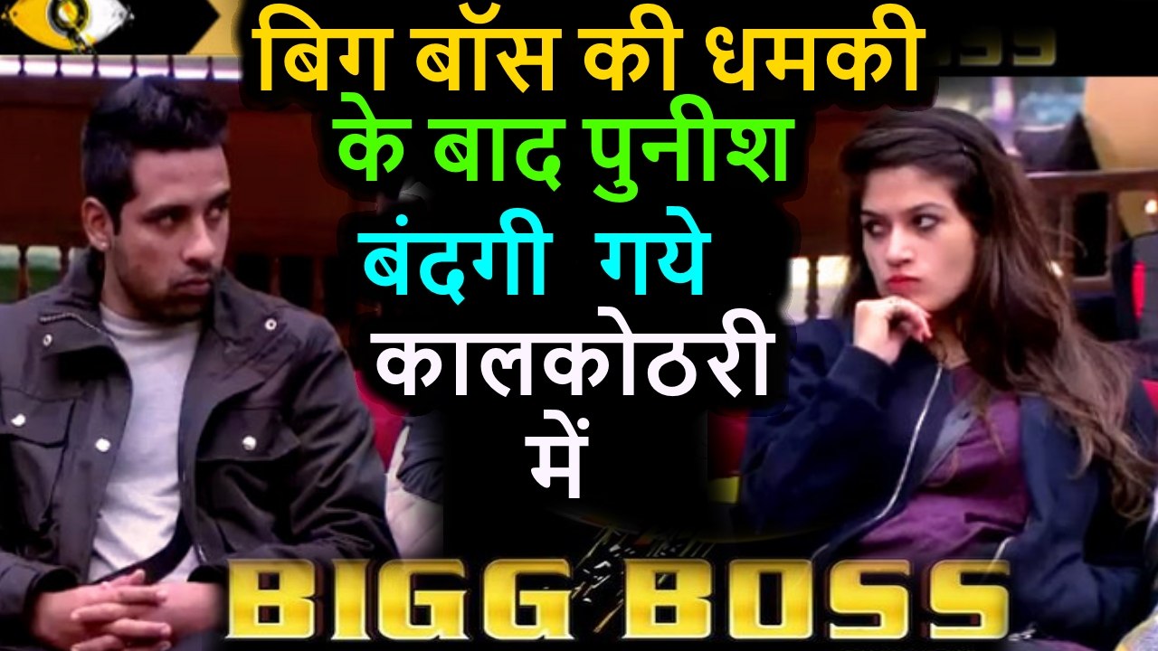 Bigg Boss 11 Puneesh and Bandagi sent to jail after Bigg boss warning