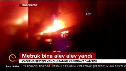 Binada oturanlar tahliye edildi