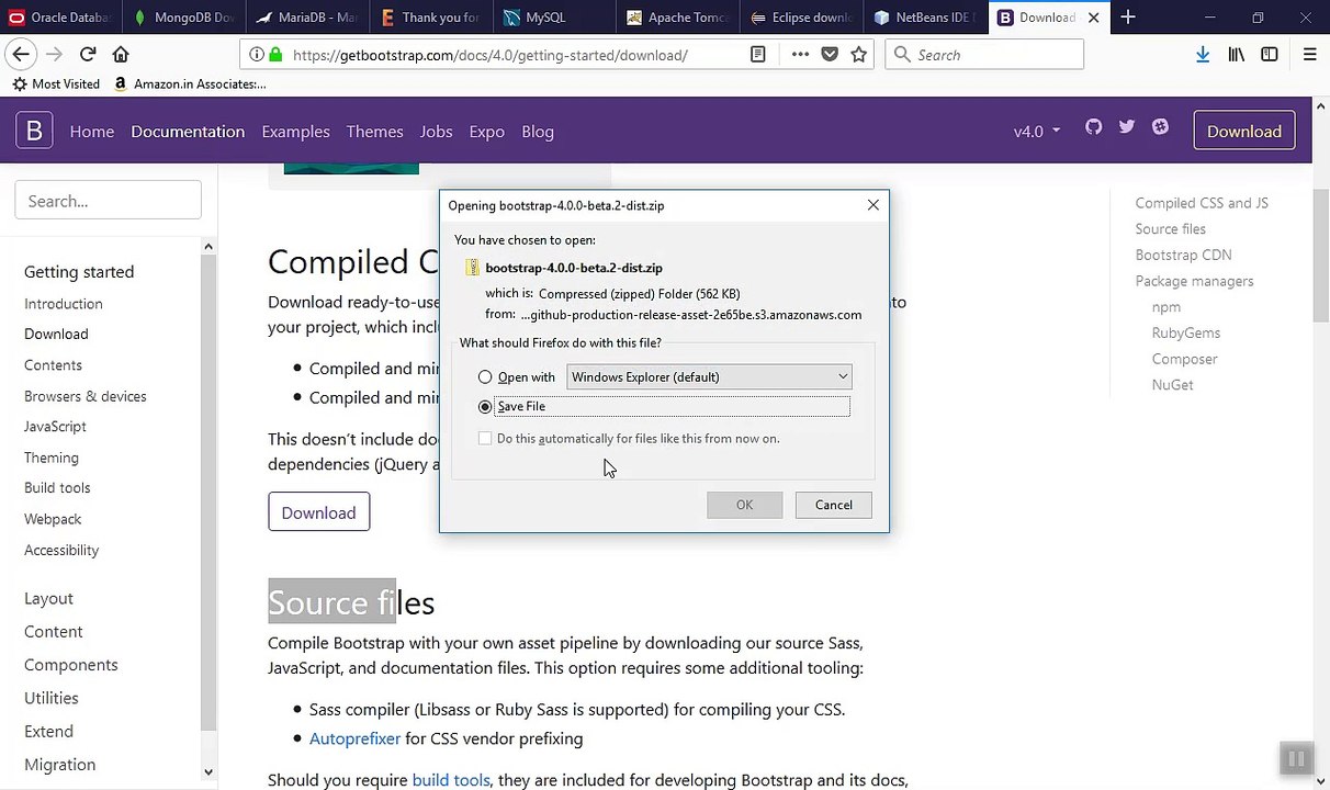 How to Download & Install BOOTSTRAP v4.0.0 (64-bit) in Windows 10 Fall Creator Update