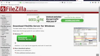 How to Download & Install FILEZILLA v9.60 (64-bit) in Windows 10 Fall Creator Update