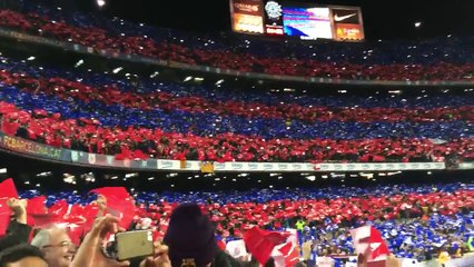 Niesamowita atmosfera na Camp Nou
