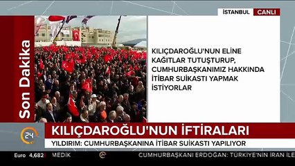 Descargar video: Başbakan Yıldırım'dan Kılıçdaroğlu'nun iftiralarına tepki: Onun eline o kağıtları sıkıştıranlar...