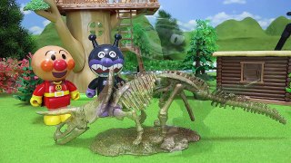 アンパンマンおもちゃ　恐竜の化石を発掘