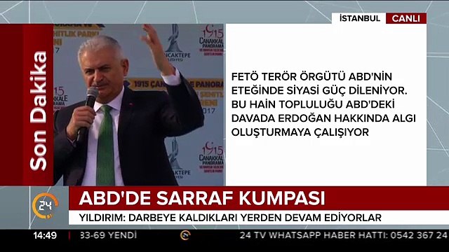 Başbakan Yıldırım dan Halkbank kumpası tepkisi: Biz bunların nicesini aştık yine aşarız