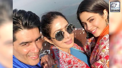 Sridevi's Proud Moment With Jhanvi On First Day Shoot Of Dhadak