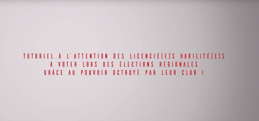 Elections des Ligues : Comment voter par internet ?