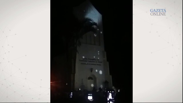 Luzes de natal em Domingos Martins