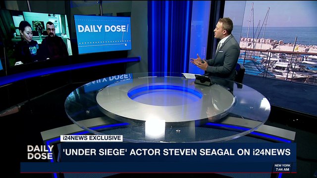 DAILY DOSE | Actor Steven Seagal speaks to i24NEWS | Friday, December 1st 2017
