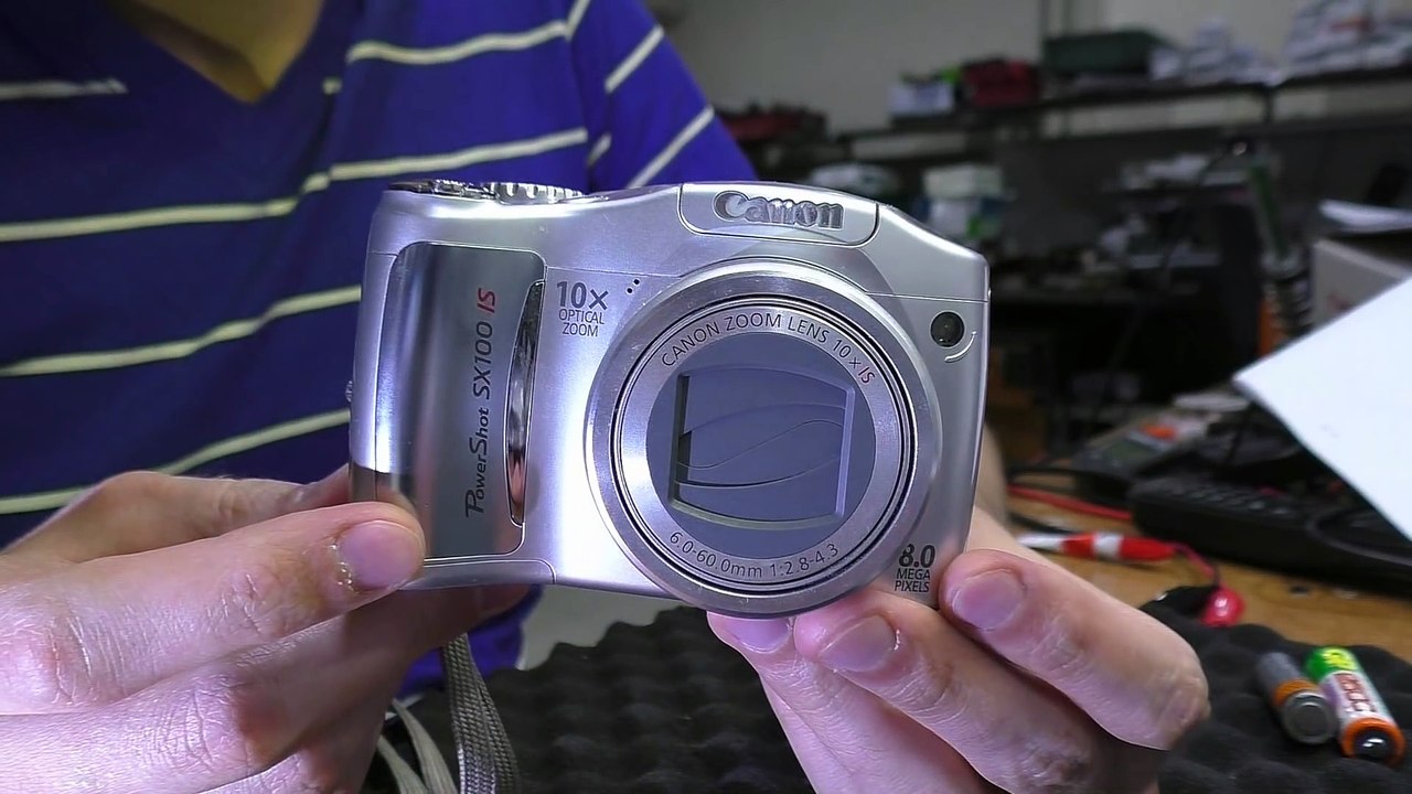Фотокамера Canon SX100 IS. Не включается