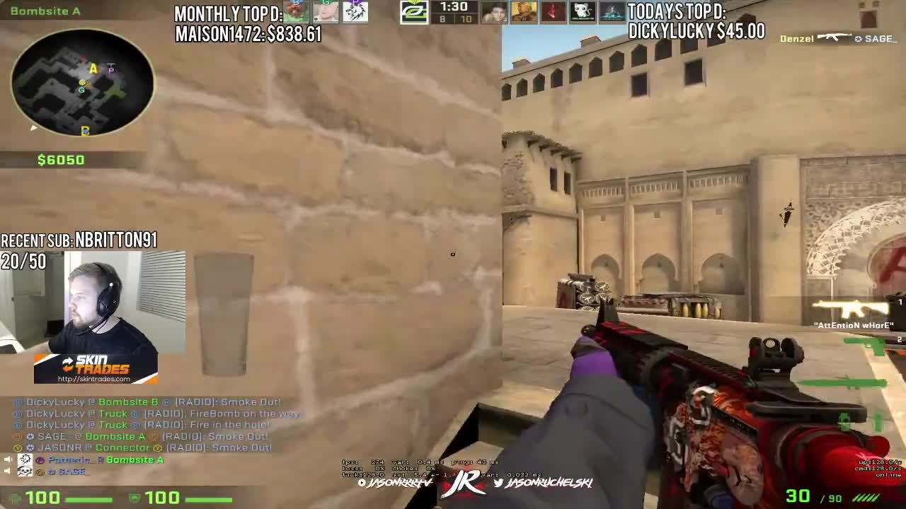 JasonR shows a really SICK Ace!
