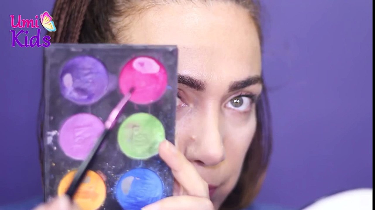 Karlar Ülkesi Frozen Prenses Anna Göz Makyajı - UmiKids Videoları