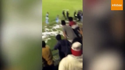 Equipa de arbitragem violentamente agredida depois de invasão de campo